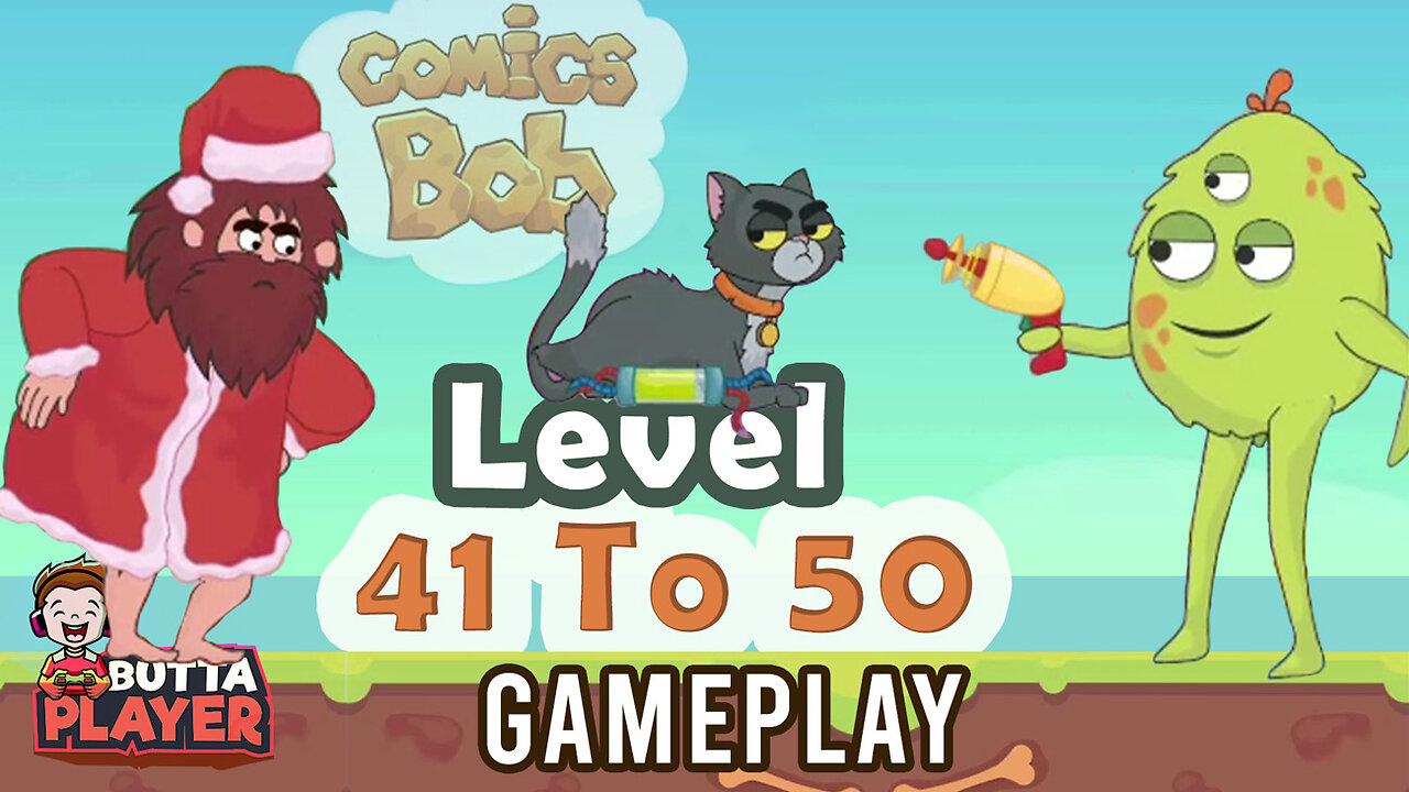 Comics Bob - Puzzle Game All Levels 41 - 50 ⛳ Android Gameplay Walkthrough