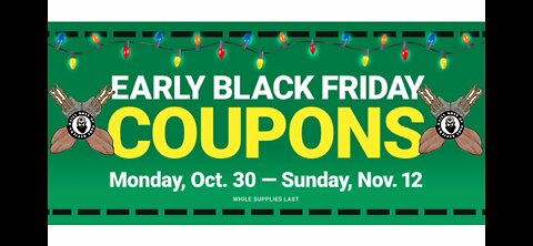 EARLY BLACK FRIDAY