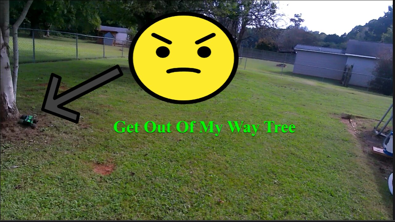 RC Speed Demon Messing In The Back Yard