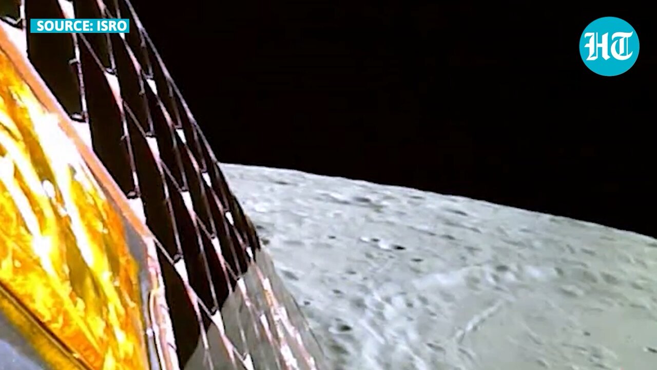 ISRO Releases First Images Of Moon After Establishing Contact With Chandrayaan-3's Lander