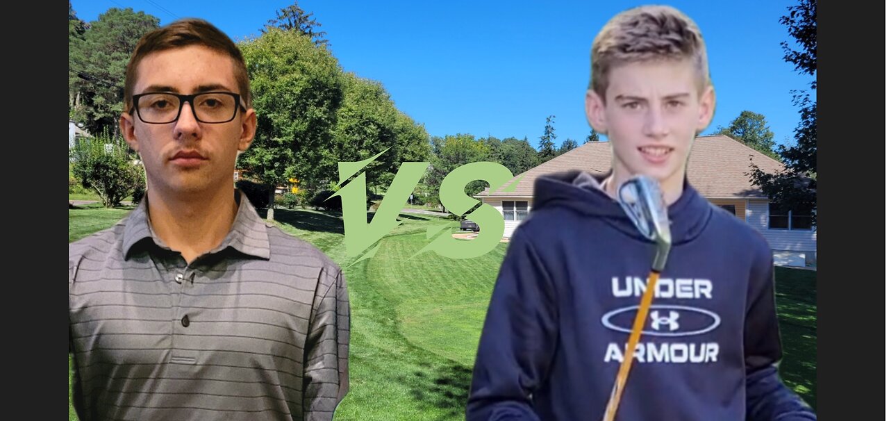 Golf Match at Backyard Golf Course Wedgewood way pitch and putt, Ryan VS Josh
