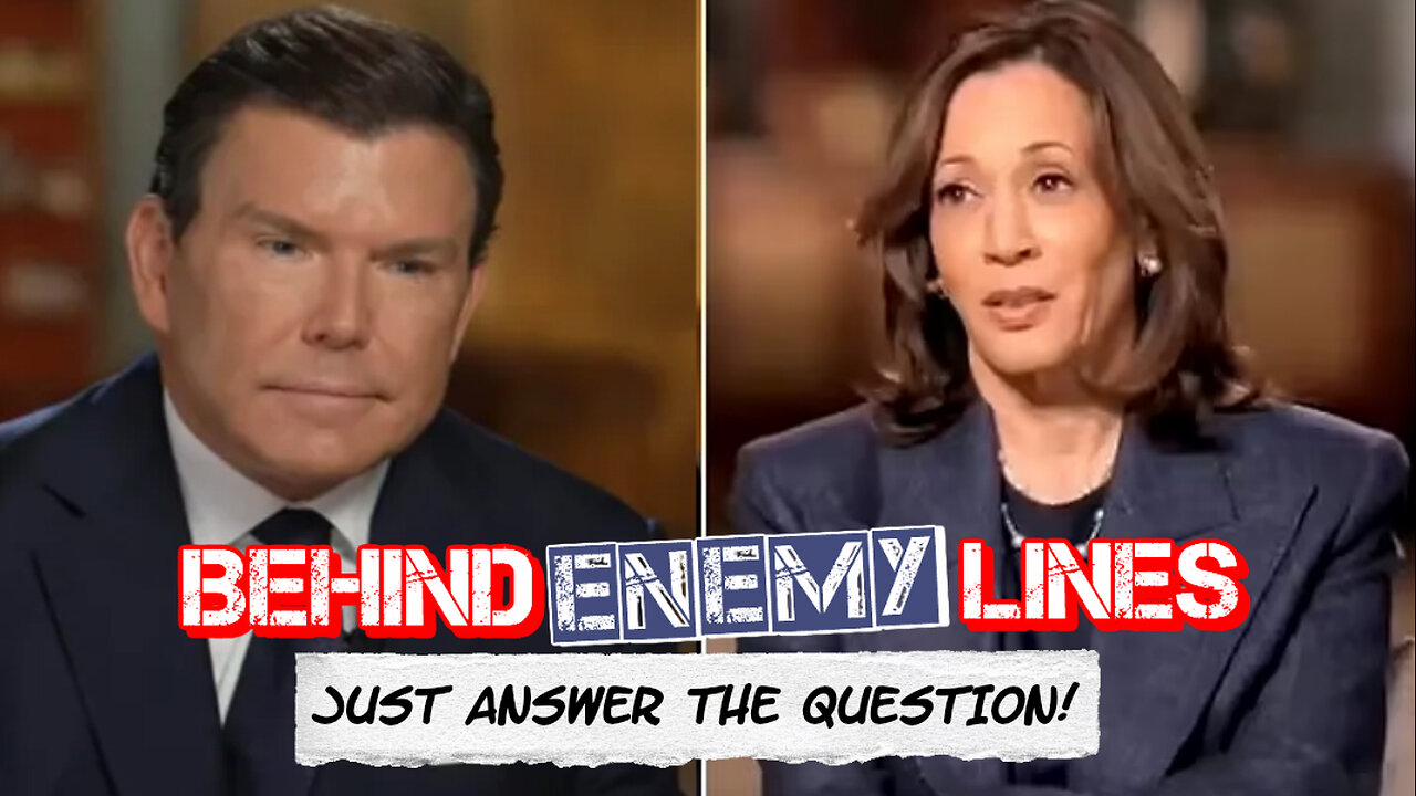 This Week in DUMBmocracy: Kamala is INCAPABLE of a Direct Answer To ANY of Bret Baier's Questions!