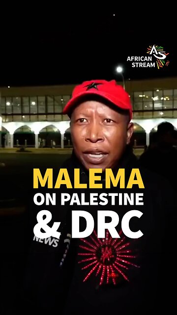 MALEMA ON PALESTINE & DRC