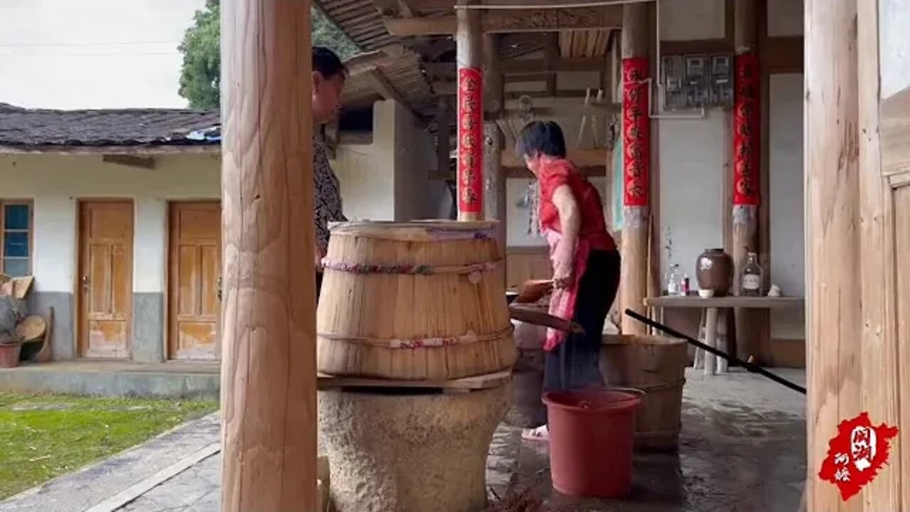 Ancestral instruments for 50 years, ancient method of brewing rice wine!!18