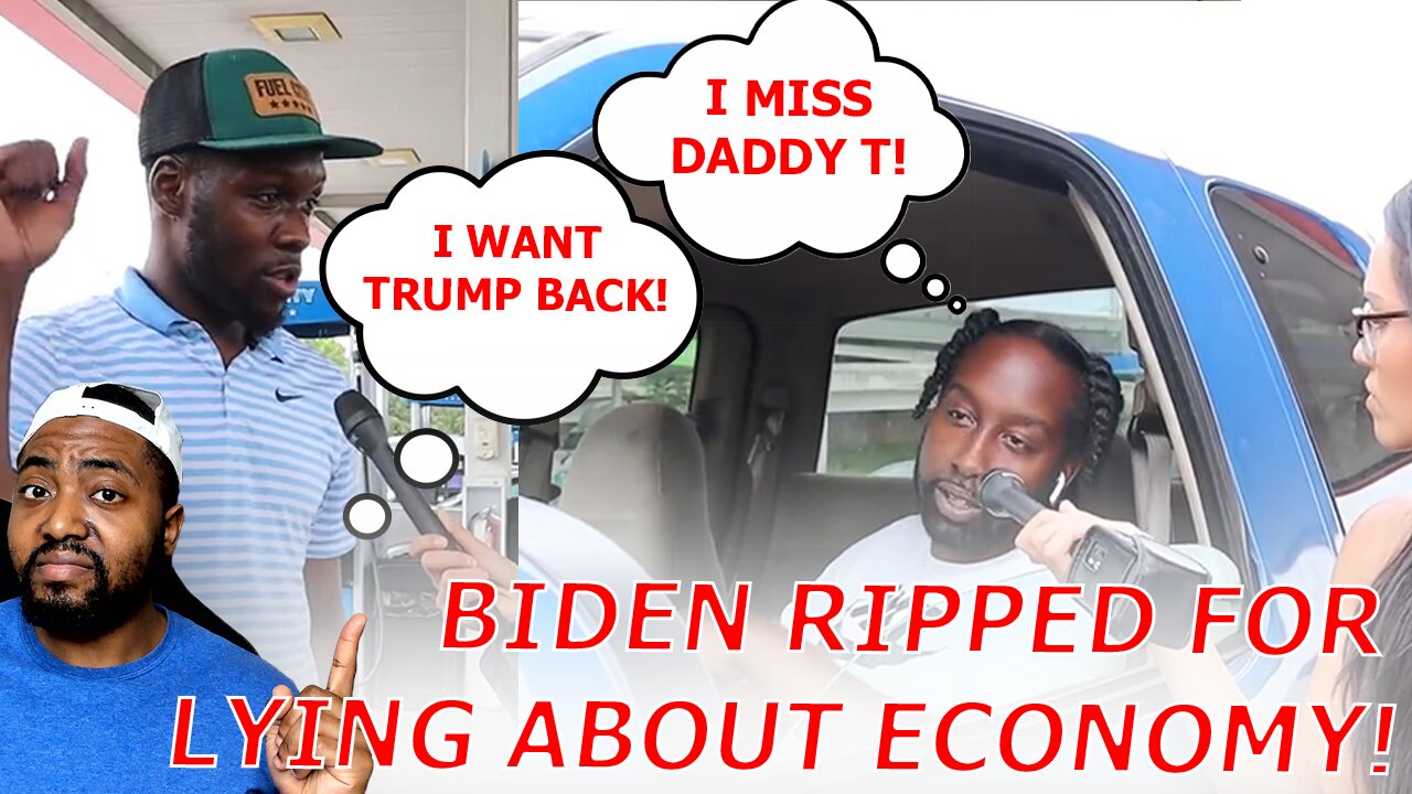 Black People Say They Want TRUMP BACK AND DESTROY Joe Biden For Lying About The Economy & Inflation!