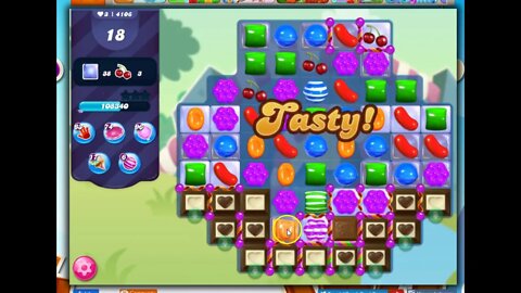 Candy Crush Level 4106 Talkthrough, 30 Moves 0 Boosters