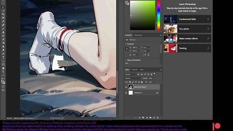adobe photoshop session again.. applying some advanced fixes+some thoughts about colour perception