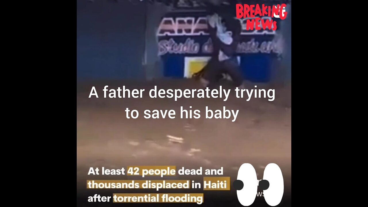 a father desperately trying to save his baby