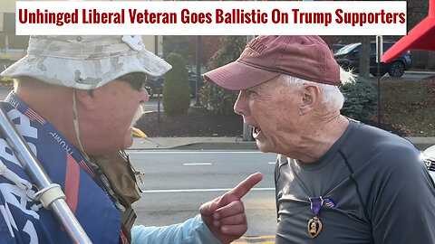 Unhinged Liberal Veteran Goes Ballistic On Trump Supporters