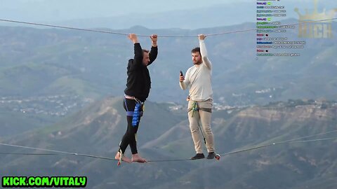 Vitaly Cries While On A Tightrope‼️😳