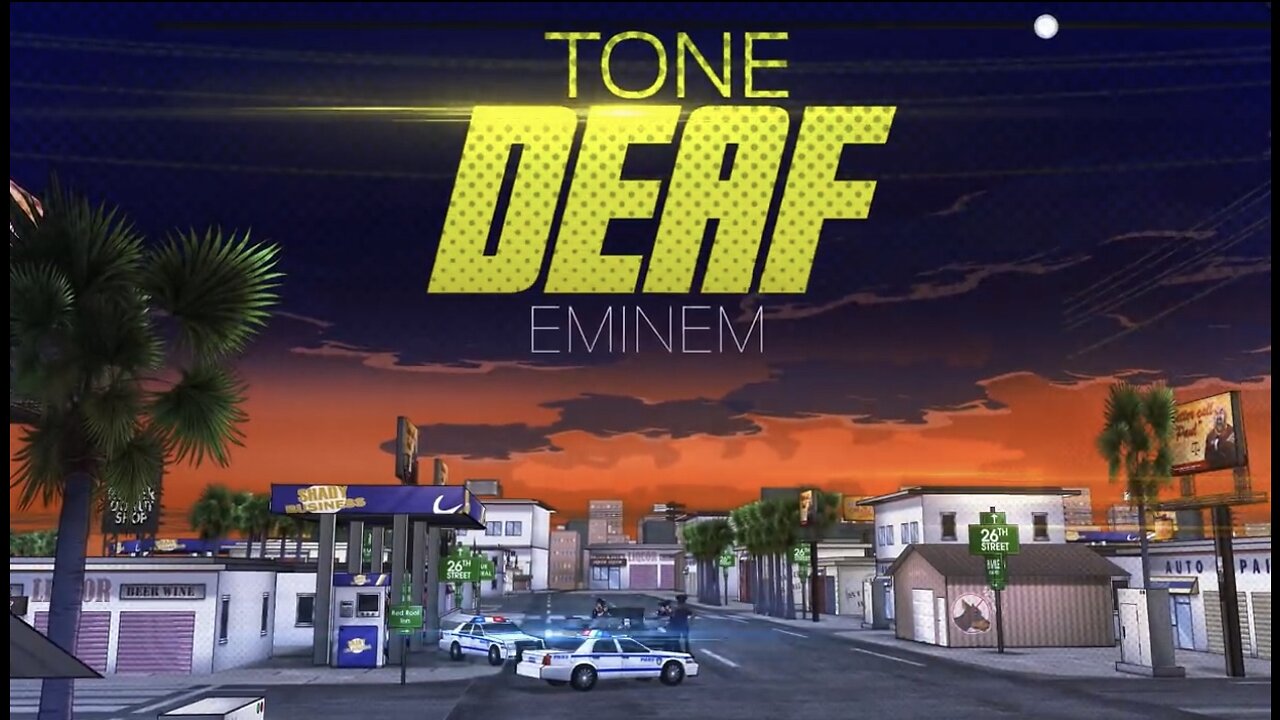 EMINEM - TONE DEAF (LYRIC VIDEO) 🔥🤯💯