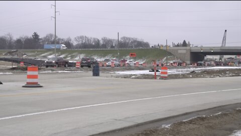 Construction pauses for the season on the Interstate 94 corridor project