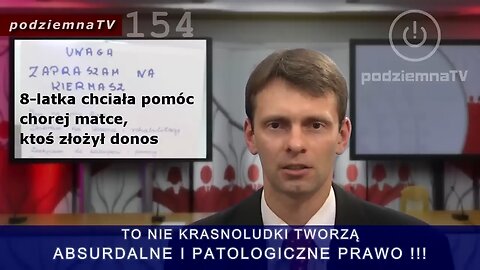 podziemna TV - SZOK! Donos na dziecko które chciało pomóc chorej mamie #154 (10.09.2016)