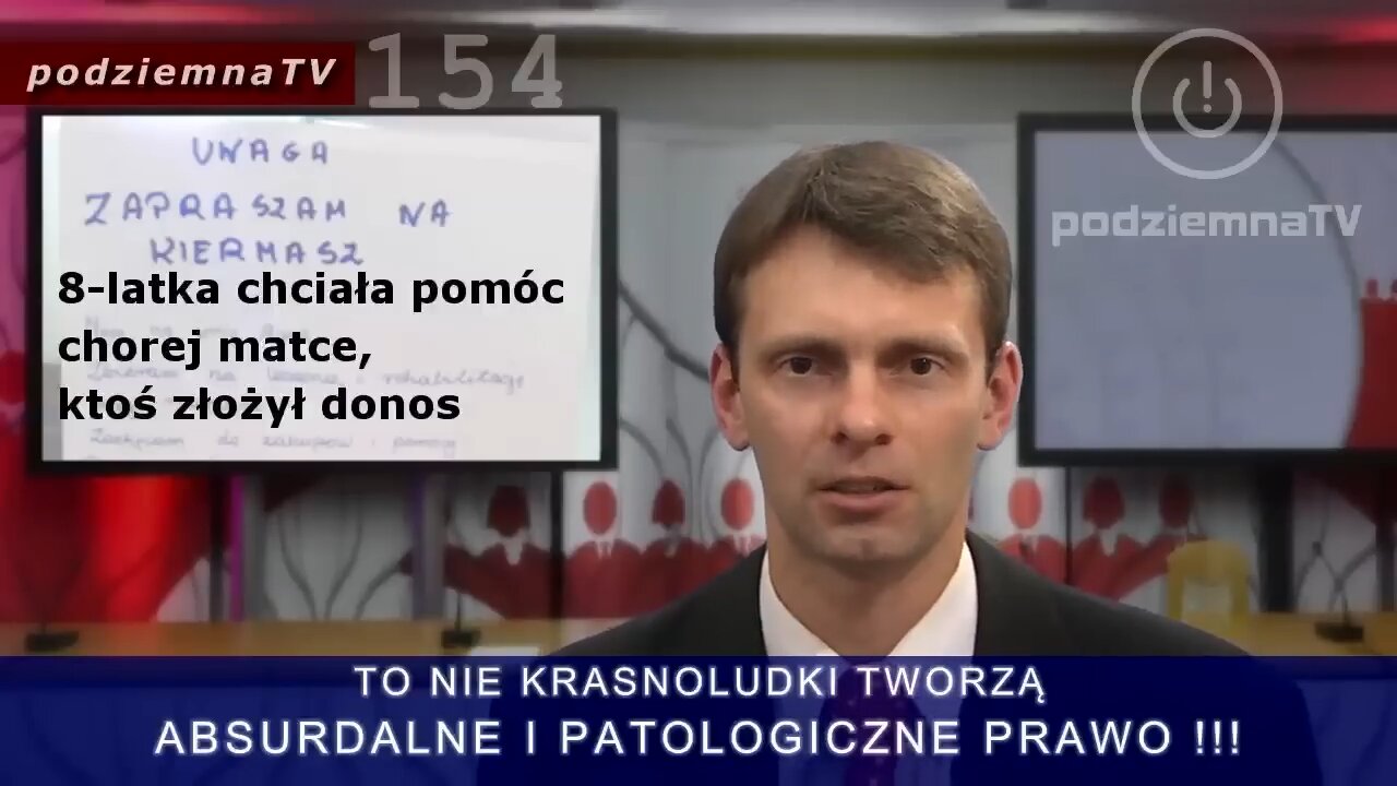 podziemna TV - SZOK! Donos na dziecko które chciało pomóc chorej mamie #154 (10.09.2016)