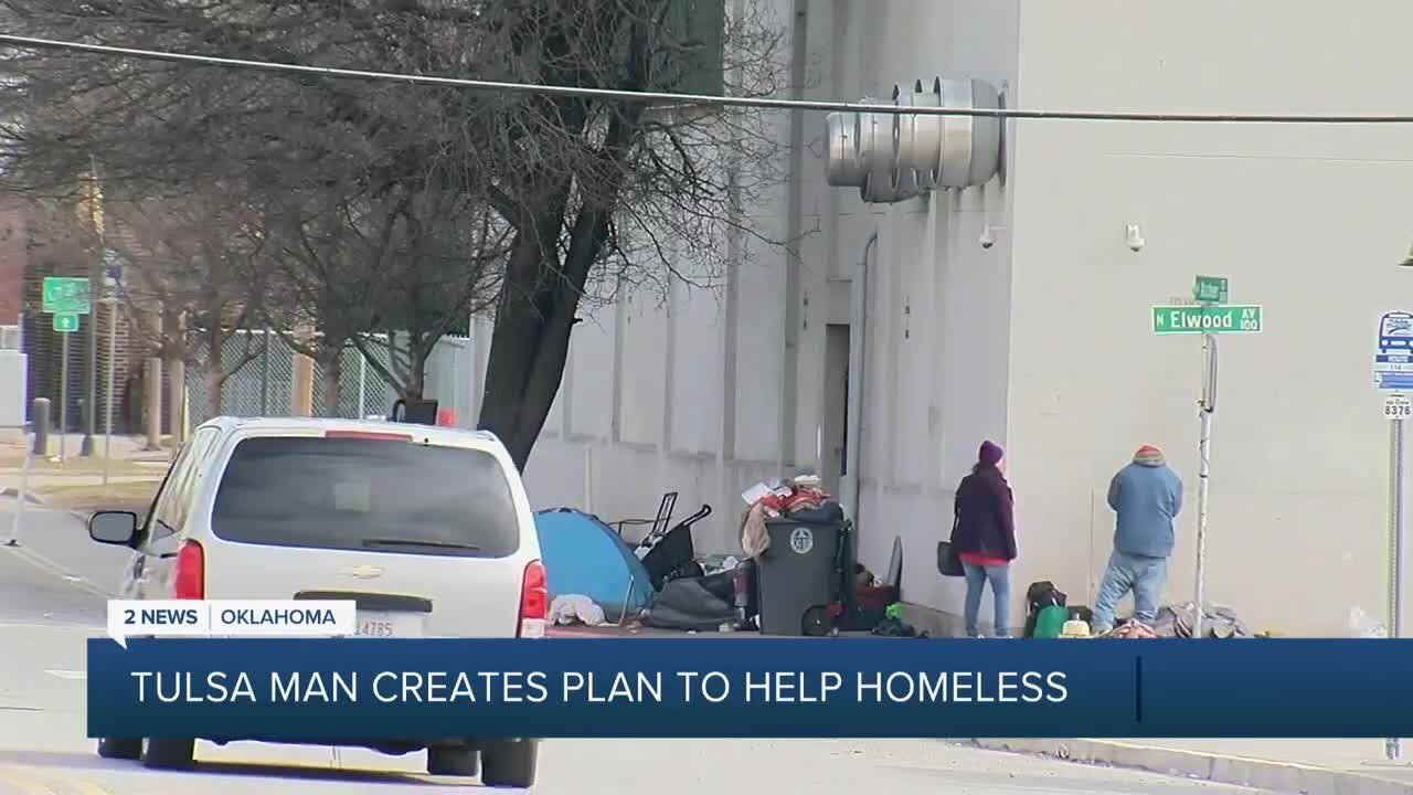 Tulsa man creates plan to battle homelessness