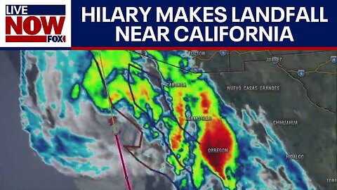 Hurricane Hilary: Landfall in Baja California Peninsula, extreme flooding likely | LiveNOW from FOX
