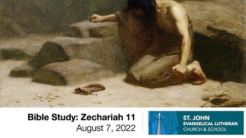 Bible Study: Zechariah 11 - August 7, 2022