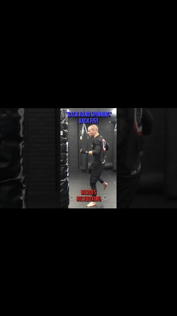Heroes Training Center | Kickboxing & MMA "How To Throw A Back Hand Spinning Back Fist" | #Shorts