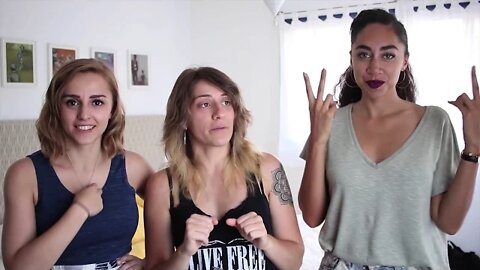 Lesbian Things Straight Girls Do | Arielle Scarcella, Shan Boody, Hannah Witton