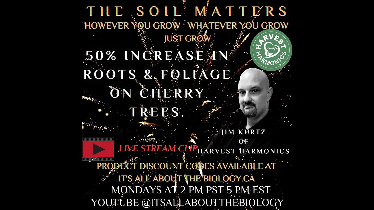 50% Increase In Roots & Foliage on Cherry Trees.