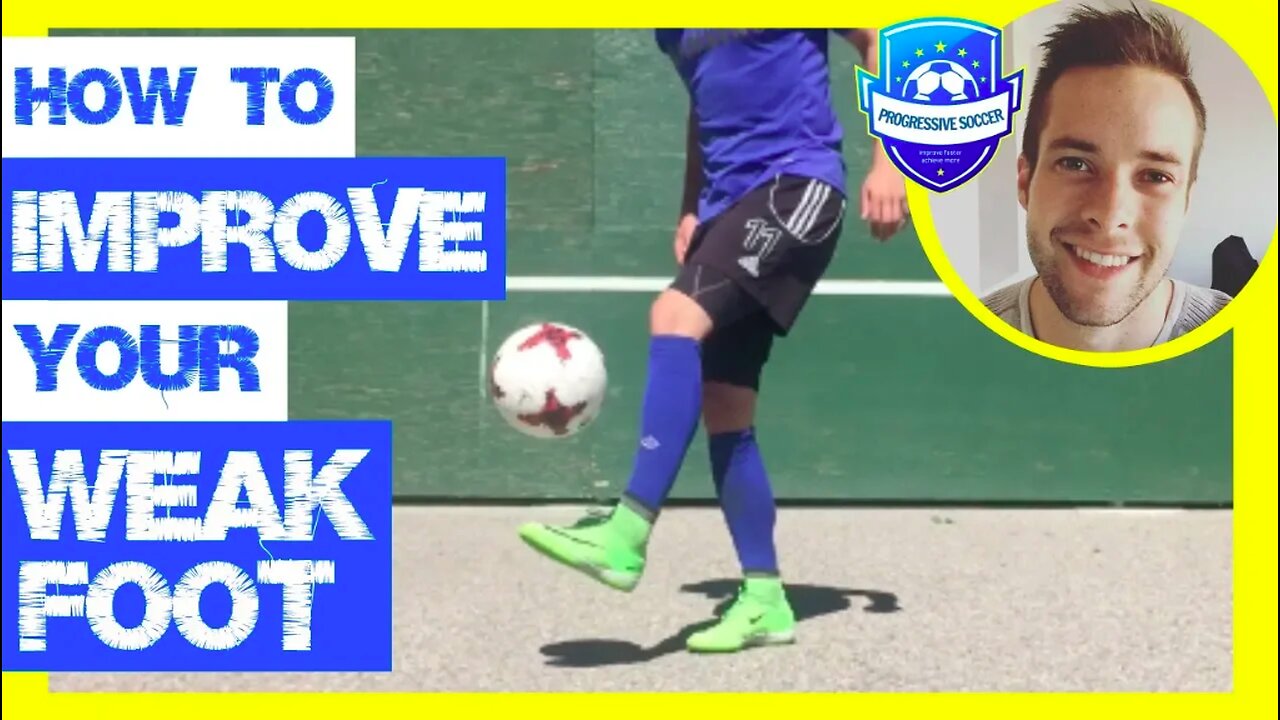 How To Improve Your Weak Foot (In ONLY 1 Day) *Soccer / Football