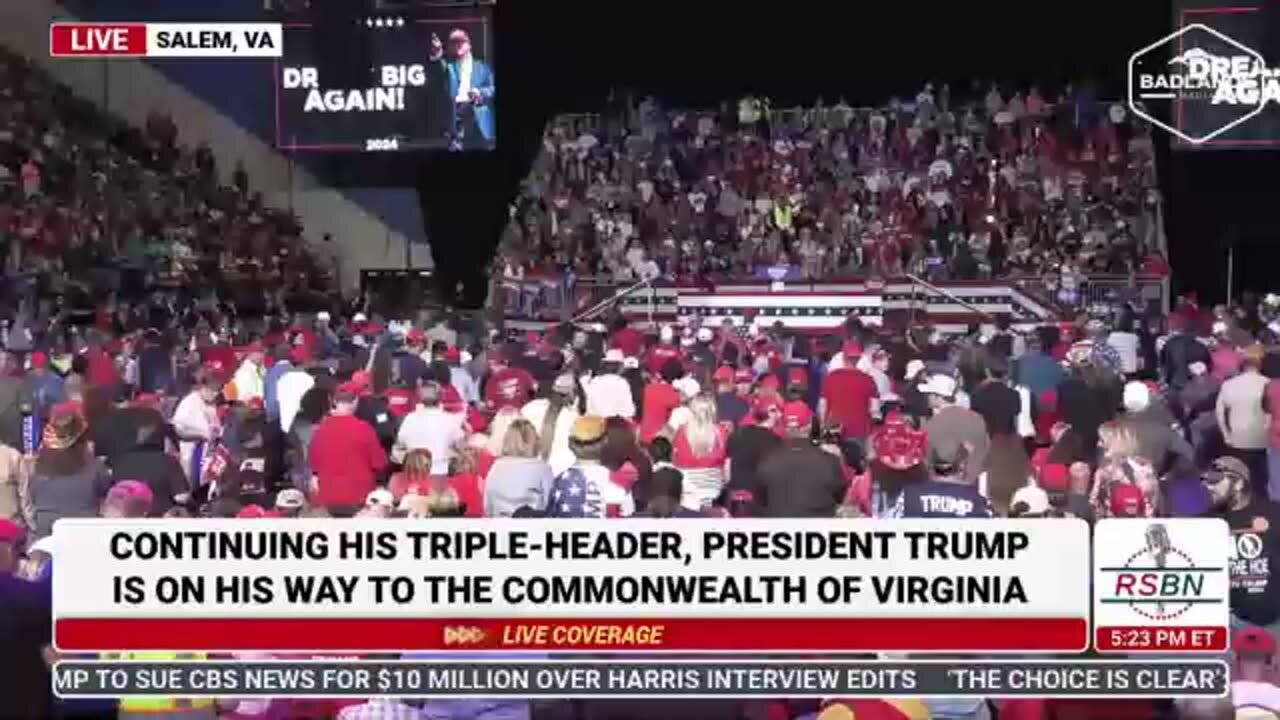 Badlands Media Special Coverage - Trump Rally - 4pm ET