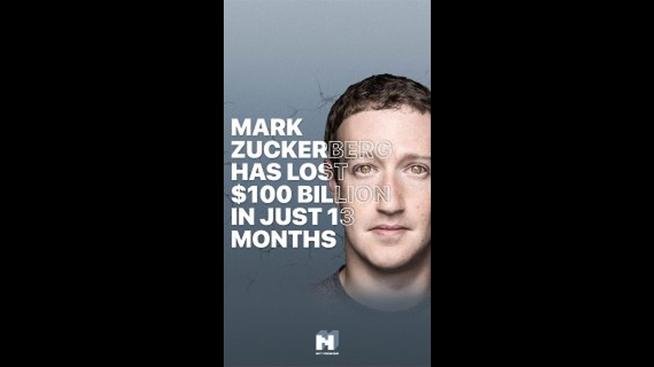 Mark Zuckerberg has lost $100 billion in just 13 months