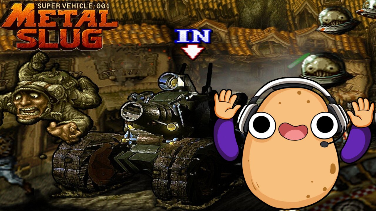 Potater started blastin | Metal slug + Castle crashers