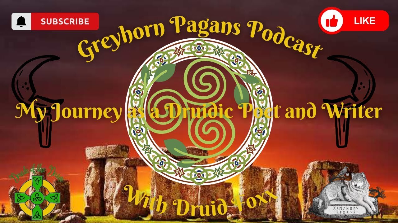 Greyhorn Pagans Podcast with Druid Foxx - My Journey as a Druidic Poet and Writer