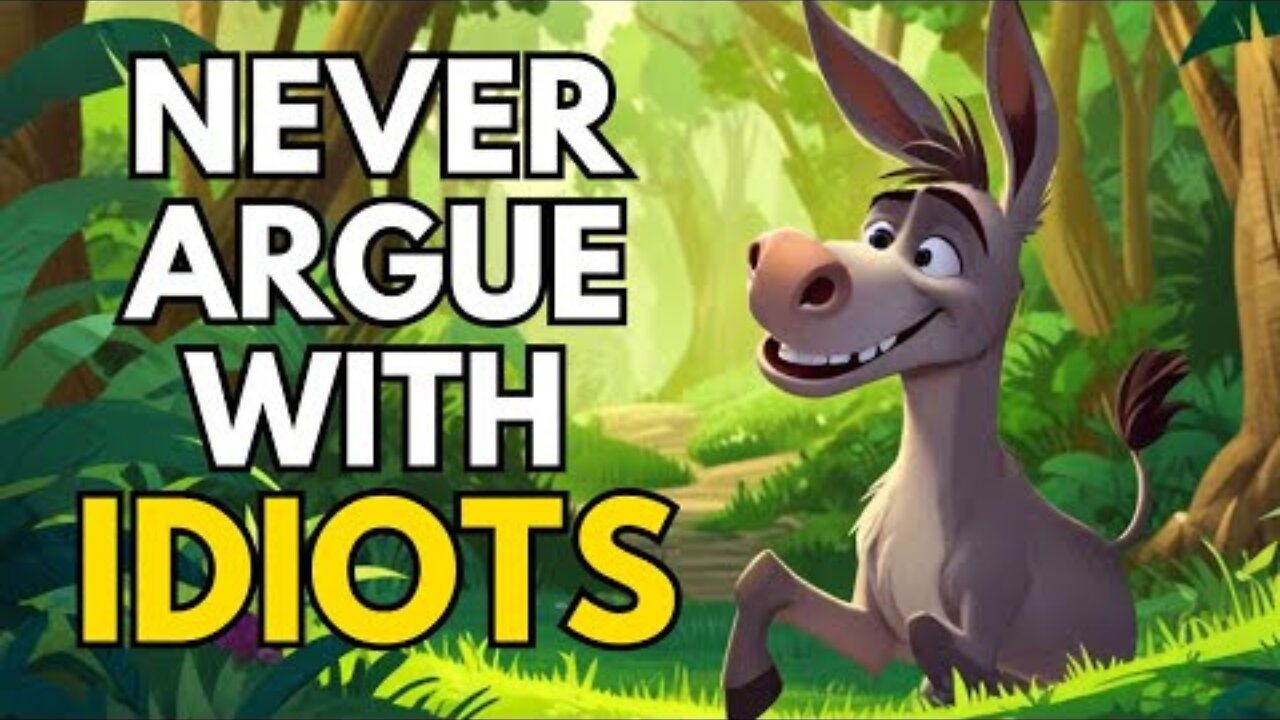 You Will Never ARGUE With IDIOTS Again | Donkey and Tiger Fable