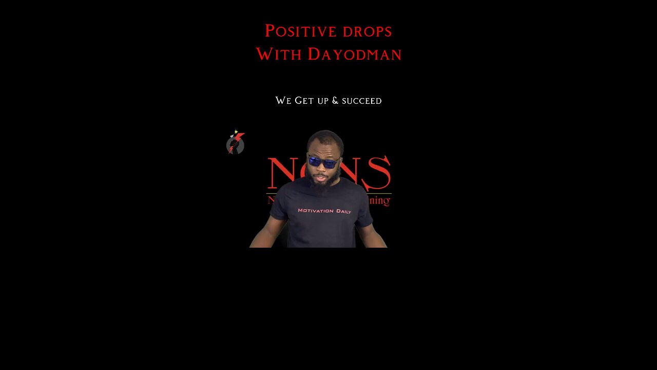We Get Up & Succeed #dayodman #motivation #eeyayyahh #motivationalspeaker #positivity