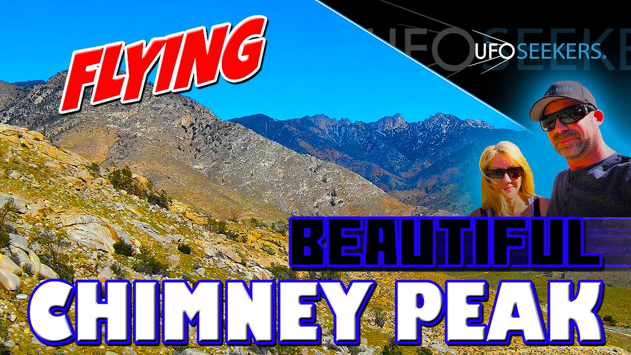 FLYING Chimney Peak WILDERNESS in the Sierra Nevada Mountains of Central California