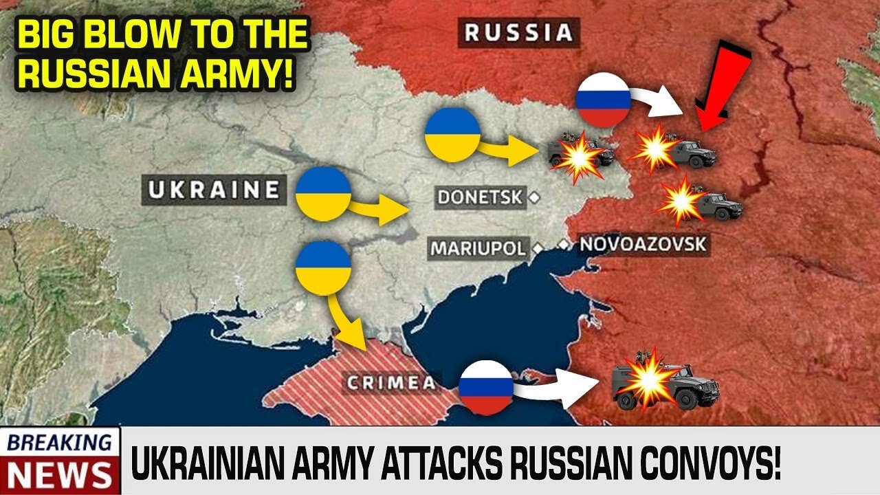 Ukraine War map update: Russian Armored Vehicles Have been Blown Up!