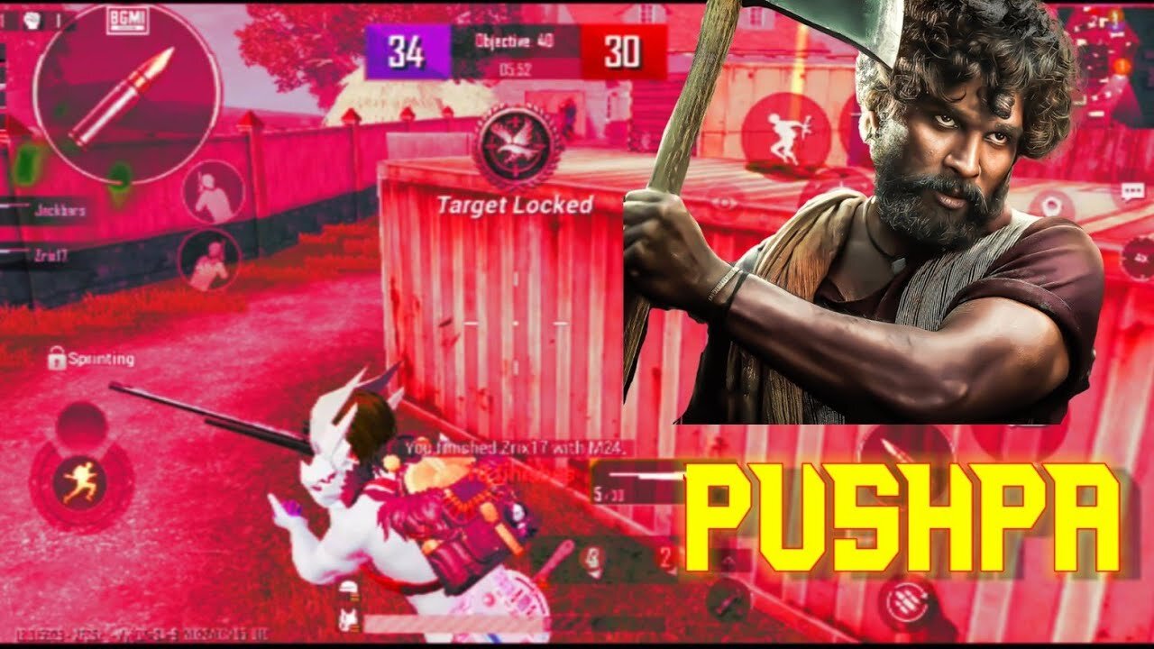 PUSHPA PUBG MOBILE EDITING - PUSHA IN PUBG MOBILE