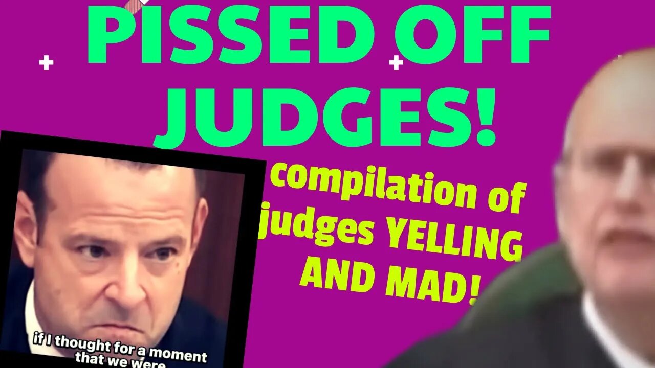 PISSED OFF JUDGES | compilation