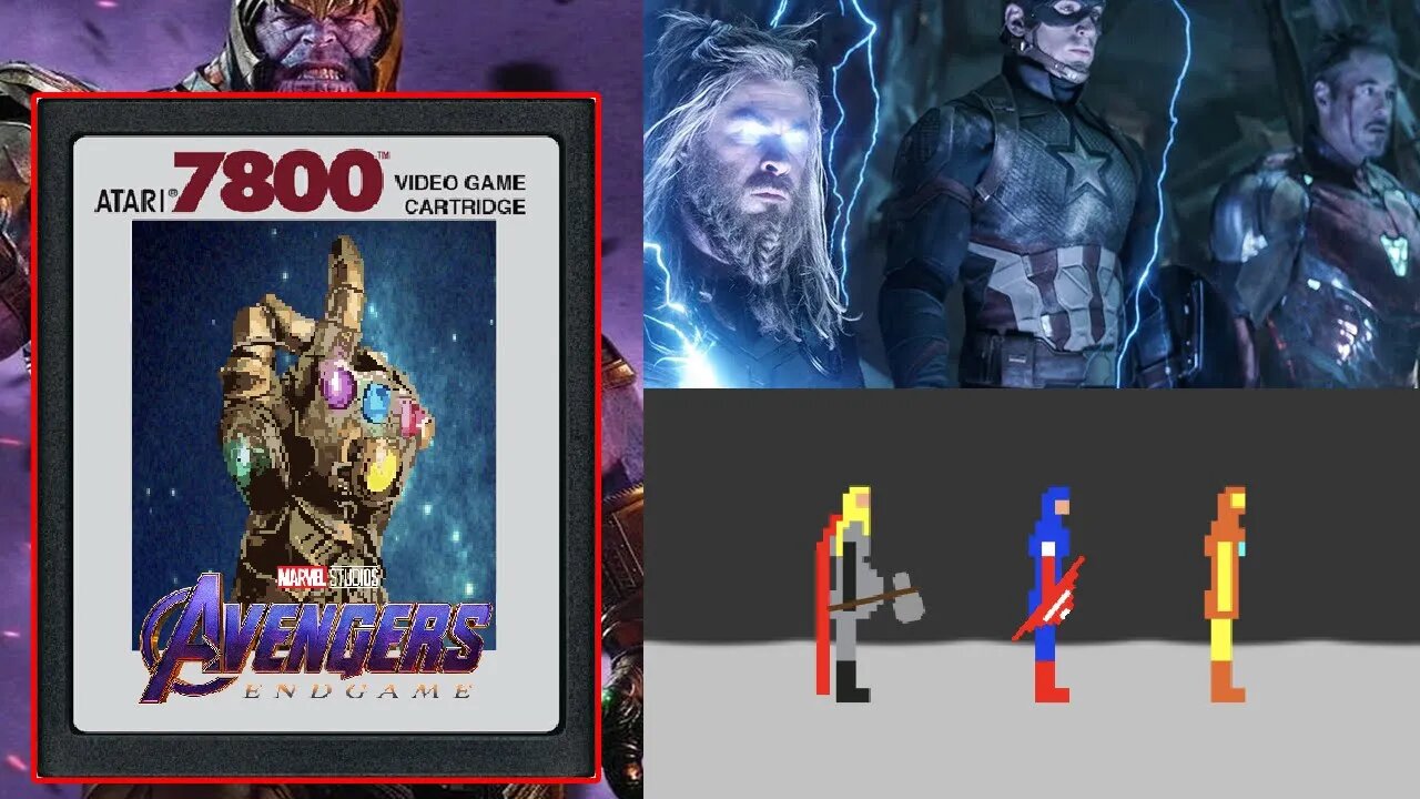 If Avengers Endgame was an Atari Video Game