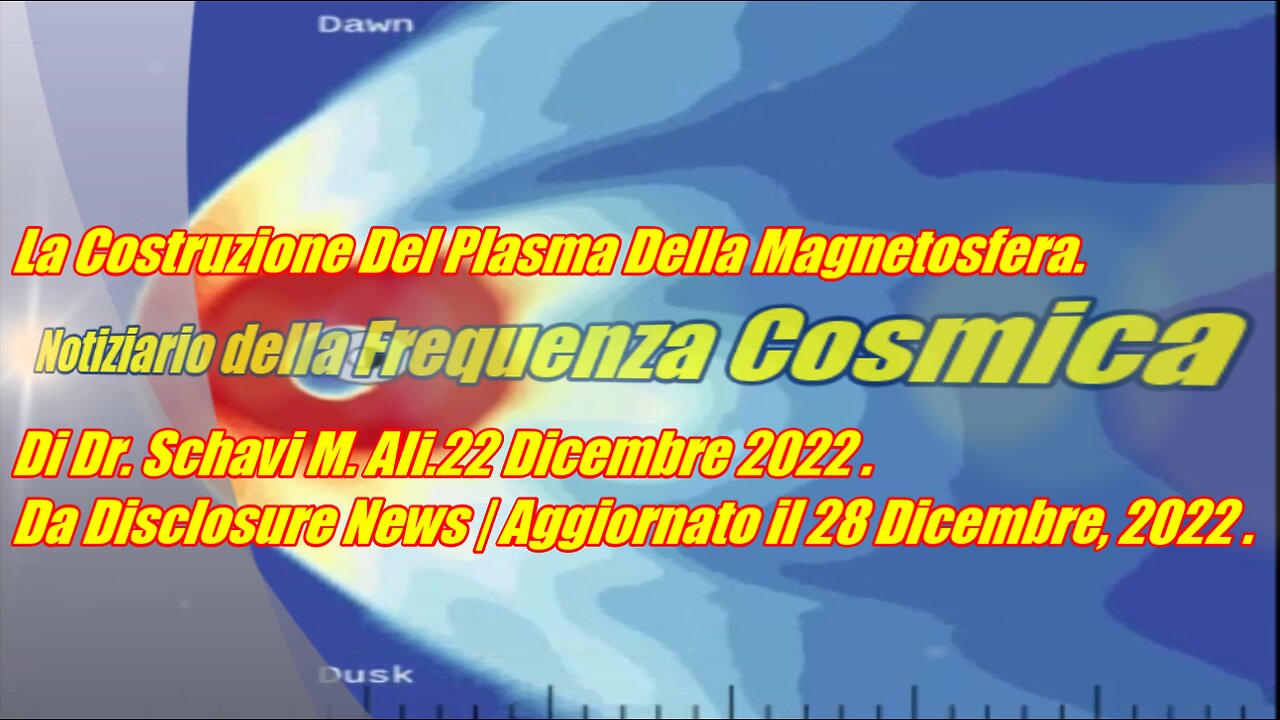 La costruzione del plasma Della magnetosfera.