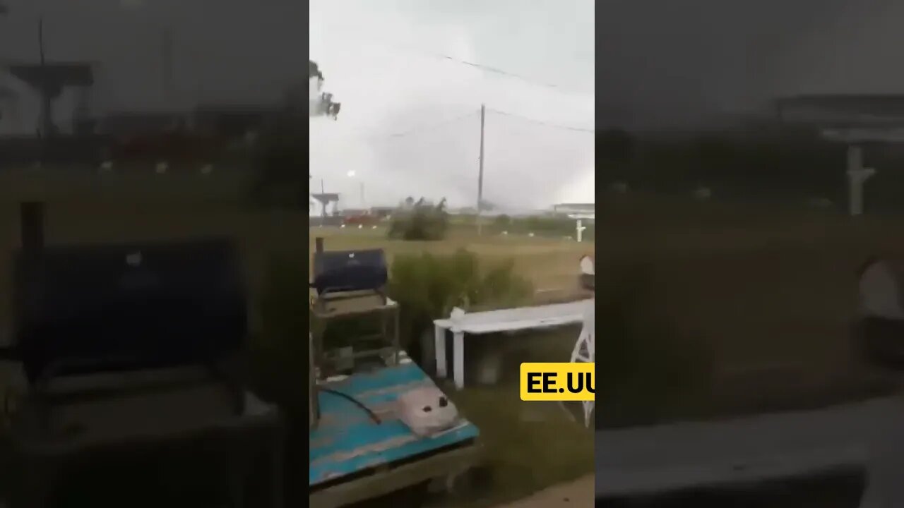 Video DRAMÁTICO de un tornado en Smith Island la casa fue completamente destruida. Maryland. EE.UU