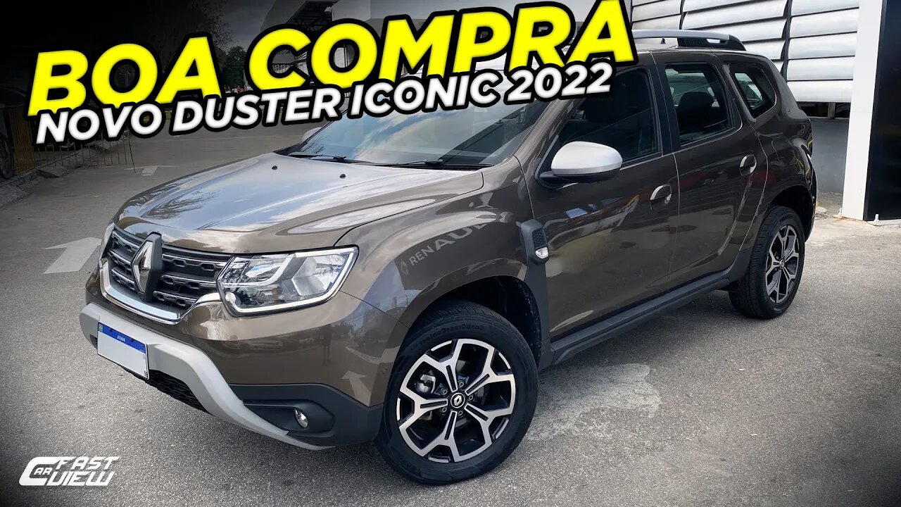 NOVO RENAULT DUSTER ICONIC 1.6 CVT 2022! SUV MAIS BARATO E ESPAÇOSO DA CATEGORIA Fast Car View