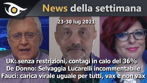 NEWS DELLA SETTIMANA 23/30 luglio