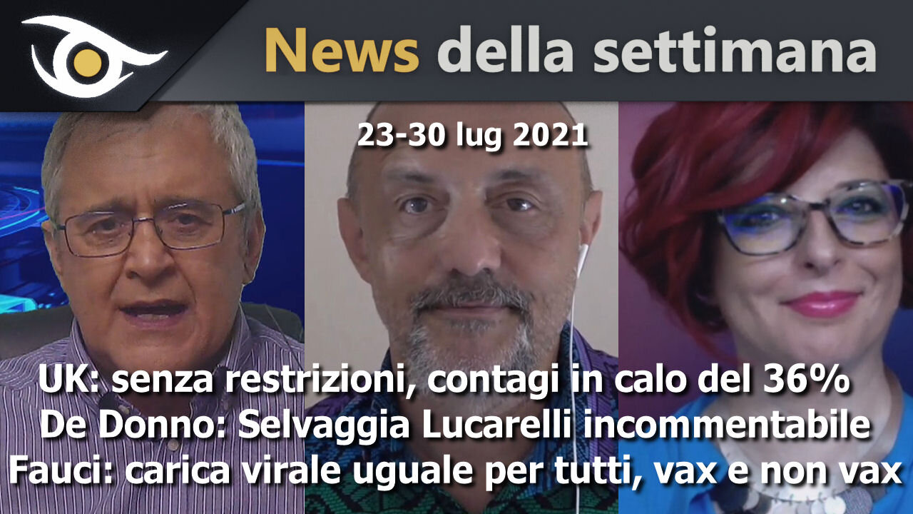 NEWS DELLA SETTIMANA 23/30 luglio