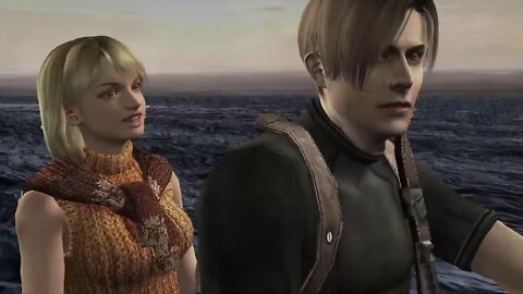PS5live (resident evil 4) sherry mostra a calcinha Branca