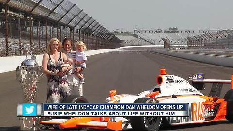 Dan Wheldon's widow talks about new venture, life since her husband's death