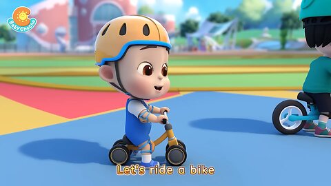 Let's Ride a Bike | Riding a Bike Is So Much Fun | Baby ChaCha Nursery Rhyme & Kids Songs