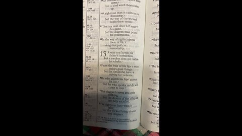 Proverbs 13-14