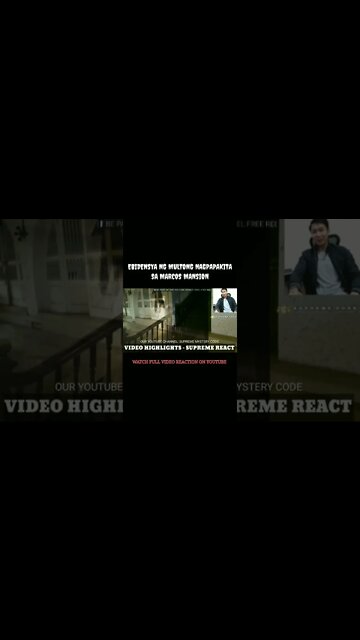 Ang multo sa Marcos twin MANSION