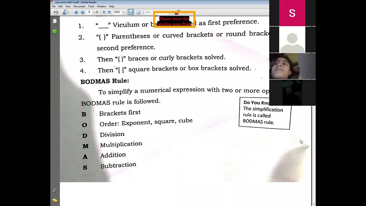 Class 6th Maths A Lecture 4 21 07 2020