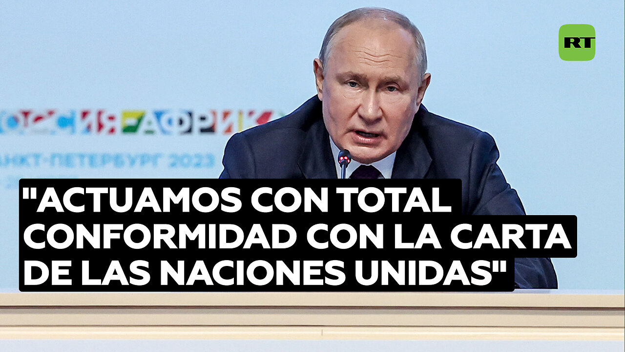 Putin: Rusia no viola la Carta de la ONU y actúa en plena conformidad con el documento