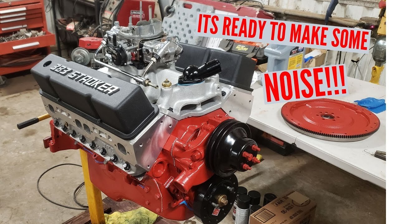 Putting the finishing details on our 383