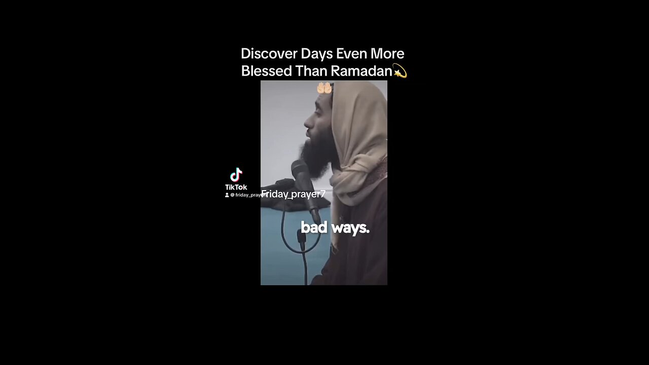 Better days than Ramadan